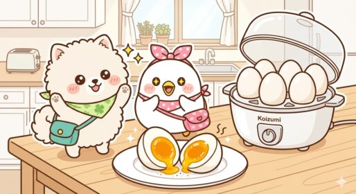 コイズミのエッグスチーマー